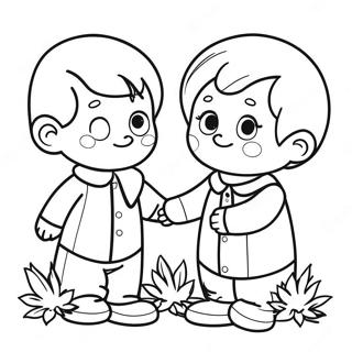 Malarbild Med Omtanksamma Vanner 124100-58266