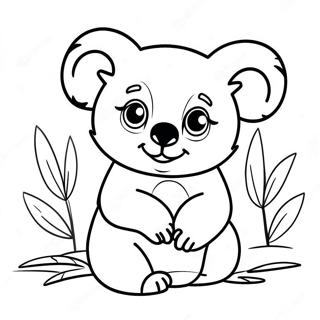 Sot Koala Malarbild 124458-58626