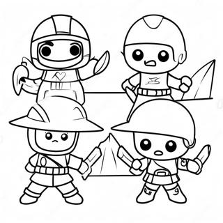 Mini Force Karaktarer I Strid Malarbild 124487 58658