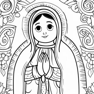 Var Fru Av Guadalupe Malarbild 124509-58662