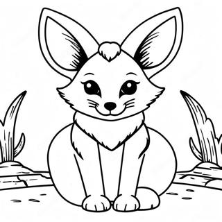 Fennec Räv Målarbilder