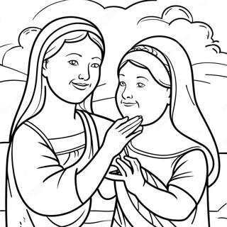 Omtanksam Rut Och Naomi Malarbild 125131 59158