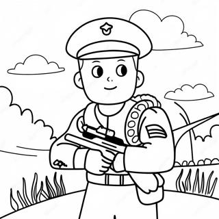 Modig Marin I Strid Malarbild 125208 59216