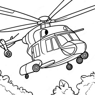 Marinkarens Helikopter Malarbild 125209-59219