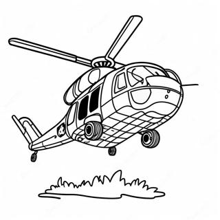 Marinkarens Helikopter Malarbild 125209-59220