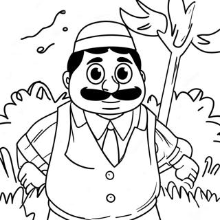 Hej Granne Laskiga Skuggor Malarbild 125234-59239