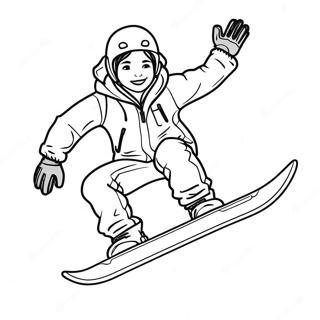 Snowboardakning Malarbild 125307-59283