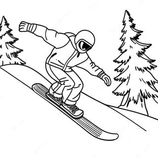 Snowboardakning Malarbild 125307-59284