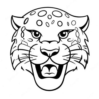 Jacksonville Jaguars Maskot Malarbild 125488 59428