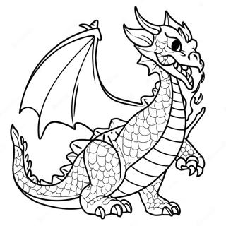 Majestatisk Elddrake Malarbild 125539-59467