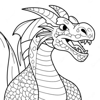 Arg Elddrake Som Andas Eld Malarbild 125542-59480