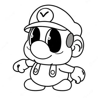 Cappy Mario Odyssey Målarbilder