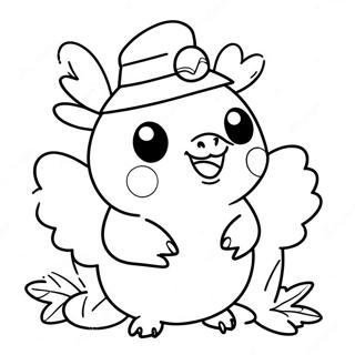 Sota Pokemon Med Thanksgiving Kalkon Malarbild 125591-59505