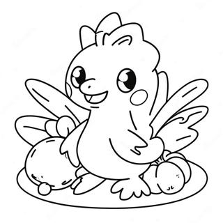 Sota Pokemon Med Thanksgiving Kalkon Malarbild 125591-59506