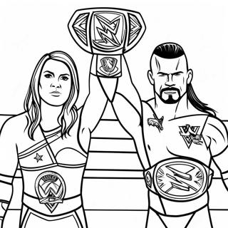 Wwe Masterskapsmatch Malarbild 126005-59829
