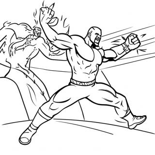 Wwe Ikoniska Rorelser Malarbild 126006 59836