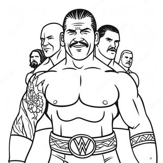 Wwe Legender Malarbild 126007-59837