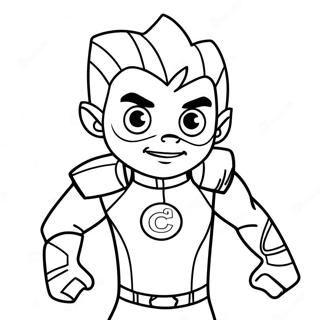 Beast Boy Malarbild 126339-60082