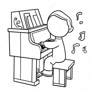 Sebastian Spelar Piano Malarbild 126729-60391