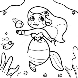 Ariel Utforskar Havet Malarbild 126731-60397