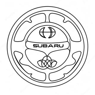 Subaru Logotyp Malarbild 126985-60583