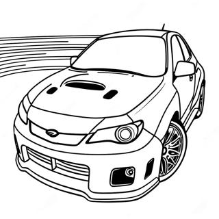 Subaru Wrx Racing Malarbild 126987-60592