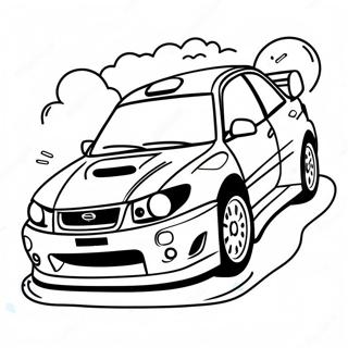 Subaru Impreza Rally Malarbild 126989 60597