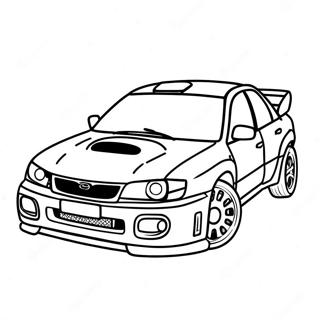 Subaru Impreza Rally Malarbild 126989 60598