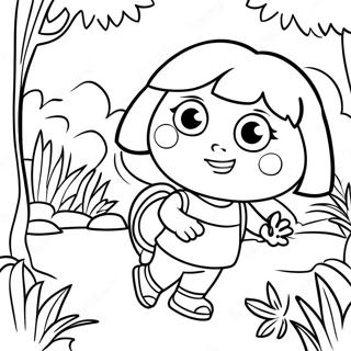 Dora Utforskar Djungeln Malarbild 127244-60790