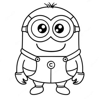 Lila Minion Målarbilder