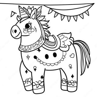 Festlig Pinata Malarbild 127581-61182