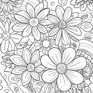 Stressavlastande Blommor For Vuxna Malarbild 127604-61189