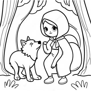 Rödluvan Målarbilder