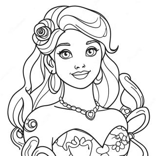 Tatuering Disney Prinsessa Malarbild 128452-61850