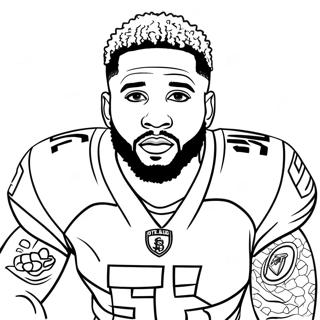 Odell Beckham Jr Målarbilder