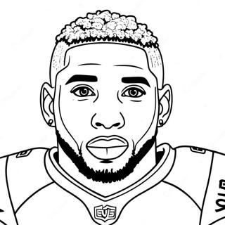 Odell Beckham Jr Farglaggning 128556-61930