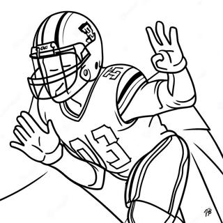 Odell Beckham Jr Dynamisk Pose Farglaggning 128560-61946