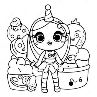 Lol Omg Candylicious Festscen Malarbild 128689-62038