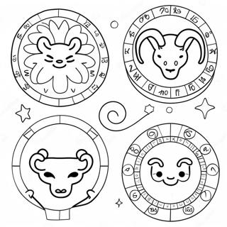 Zodiakens Tecken Malarbild 128843-62154