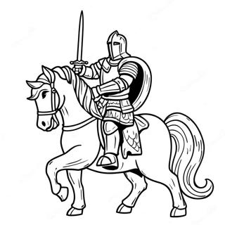 Modig Riddare Malarbild 129072 62335
