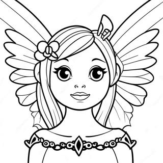 Punk Goth Alva Med Vingar Malarbild 129331-62548