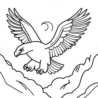 Majestatiska Ornar Som Flyger Malarbild 129506-62678