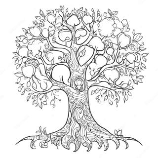 Kreativ Familjetrad Malarbild 129585 62742