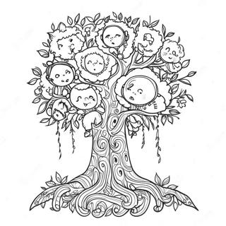 Kreativ Familjetrad Malarbild 129585 62743