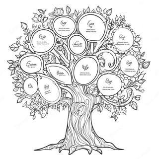 Interaktiv Familjetrad Malarbild 129586 62746