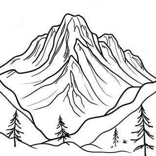 Storslagen Snotackt Berg Malarbild 129660 62795