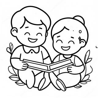 Glada Barn Som Laser Malarbild 130482 63439