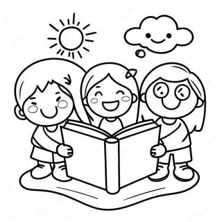 Glada Barn Som Laser Malarbild 130482 63440