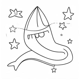 Glad Skjutande Stjarna Malarbild 131077-63901