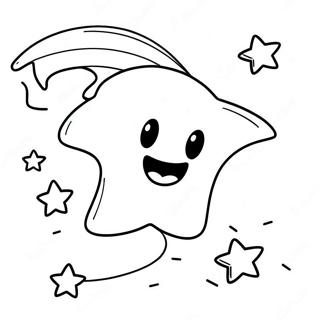 Glad Skjutande Stjarna Malarbild 131077-63904